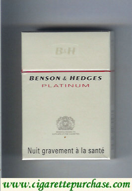 Benson Hedges Platinum cigarette France